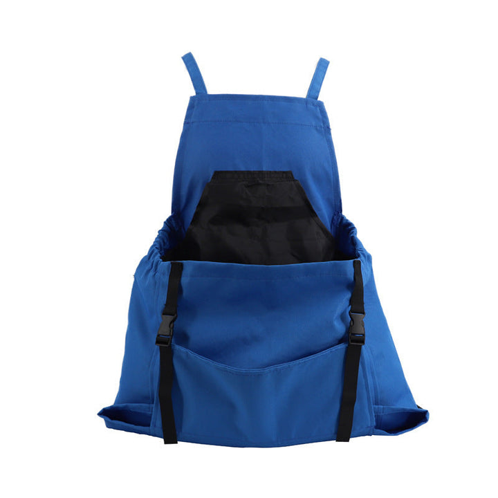 Garden Apron with Oxford Fabric and Cross Back Straps, Adjustable Fit