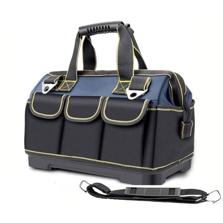 Heavy Duty Tool Bag with Wide Mouth and Waterproof Base