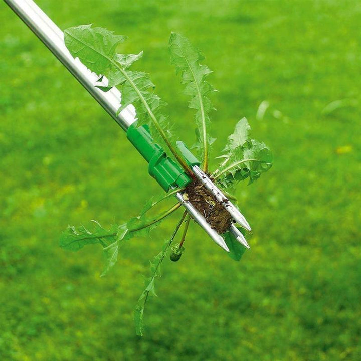 Standing Weed Puller with Triple Steel Claws and Foot Pedal Leverage