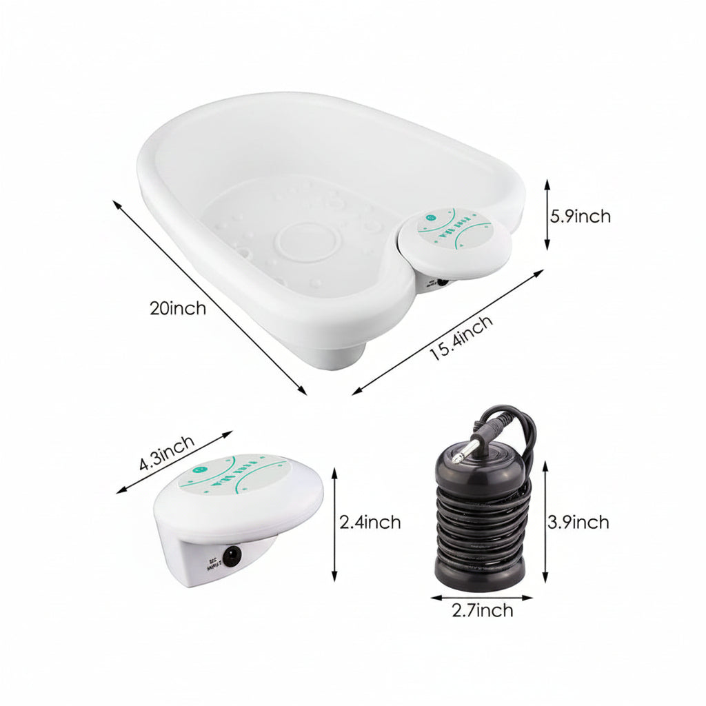 Ionic Foot Spa with Digital LED Timer and Ionization Array