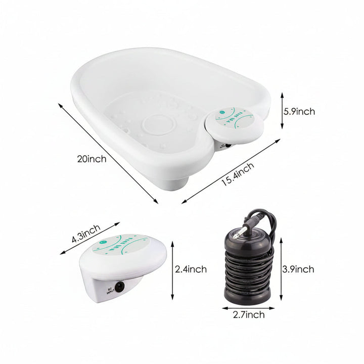Ionic Foot Spa with Digital LED Timer and Ionization Array