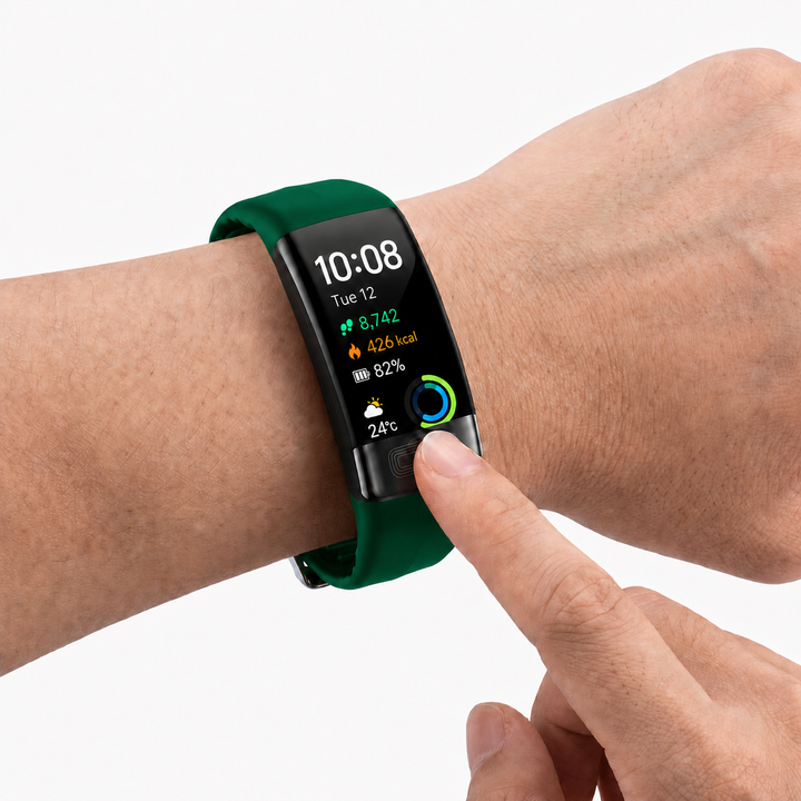 Smart Fitness Watch with Sleep Tracking, Activity Monitoring and Smart Notifications