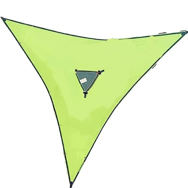 Triangle Hammock with Three-Point Anchor System and Elevated Sleeping Surface