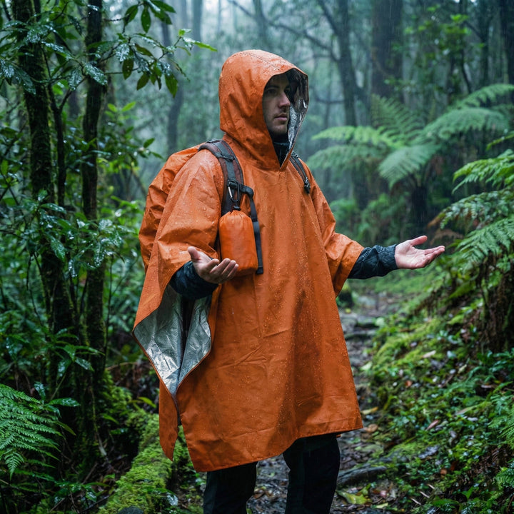 Unisex Raincoat Poncho for Adult, Set of 2