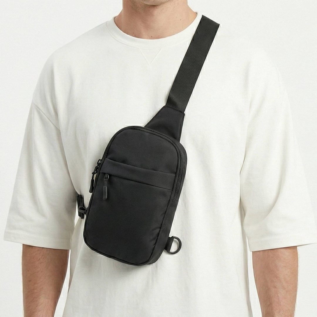 Mens Sling Bag Crossbody Small Chest Bag Lightweight Shoulder Bag