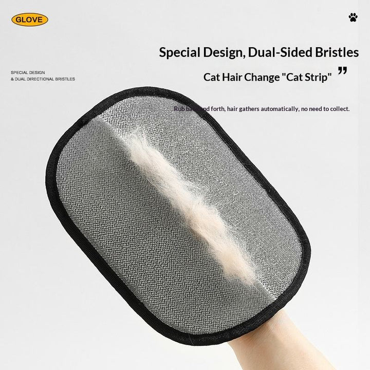 Pet Grooming Gloves with Double-Sided Design and Anti-Static Surface, Washable