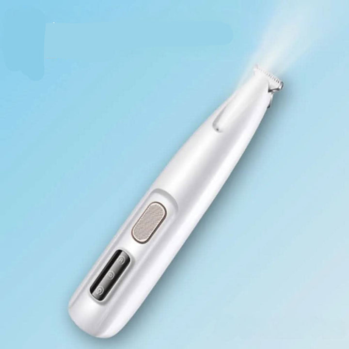 Quiet Pet Grooming Trimmer with Ceramic Blades and LED Light for Dogs and Cats