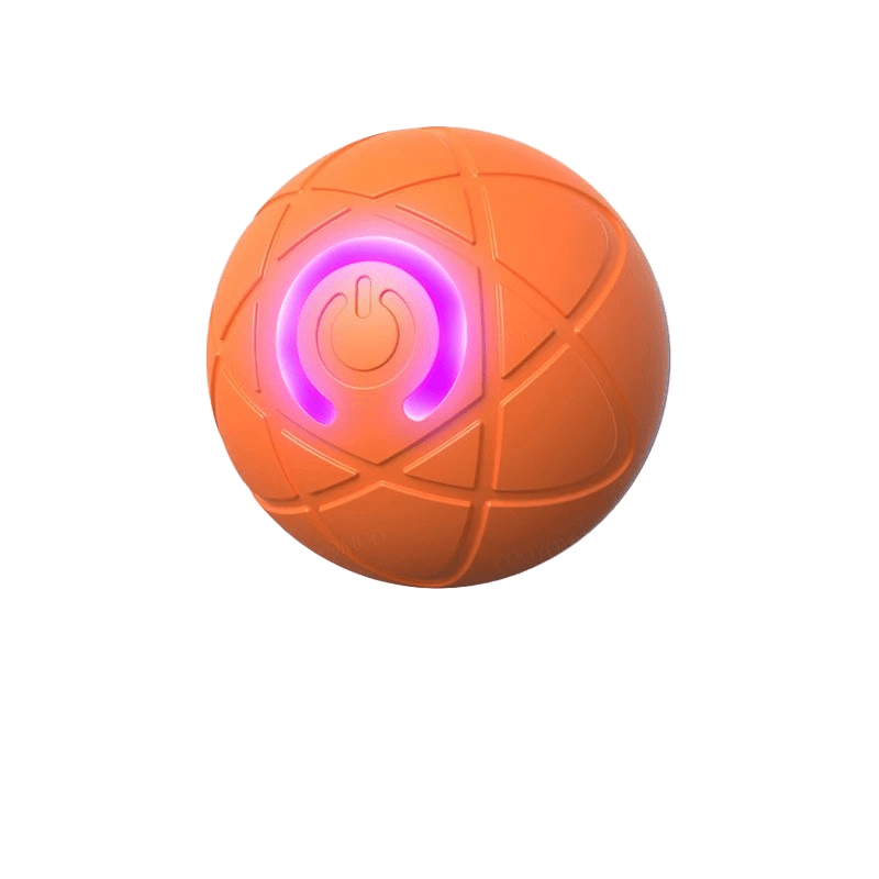 Automatic Moving Dog Ball with Rubber Exterior and 180-Minute Runtime
