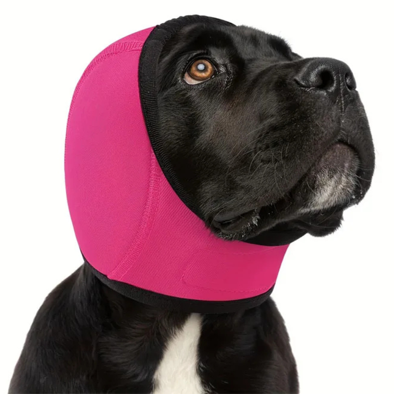 Dog Ear Hood with Waterproof Polyester and Noise Muffling, Four Sizes