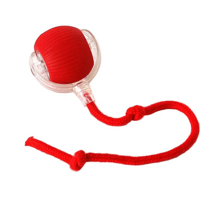 Automatic Moving Dog Ball with Rubber Exterior and 180-Minute Runtime