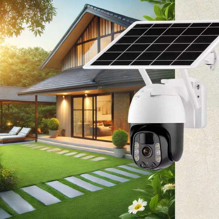 2K Solar-Powered WIFI PTZ Camera with Auto-Tracking and Night Vision