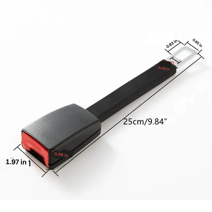 Rigid Stem Seat Belt Extender, 11 Inch Comfort Extension