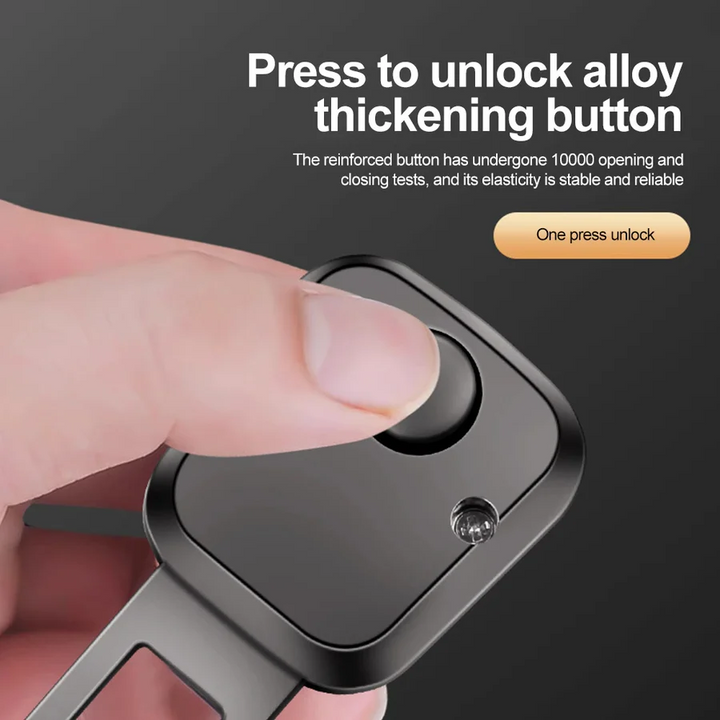 Zinc Alloy Seat Belt Clip, Comfort Extension Adapter
