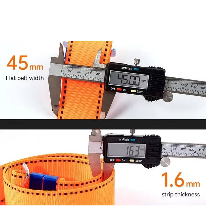 Safety Harness for Roofing with Shock Absorbing Lanyard, Updated Comfortable Waist Pad