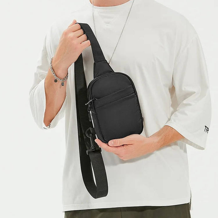 Mens Sling Bag Crossbody Small Chest Bag Lightweight Shoulder Bag