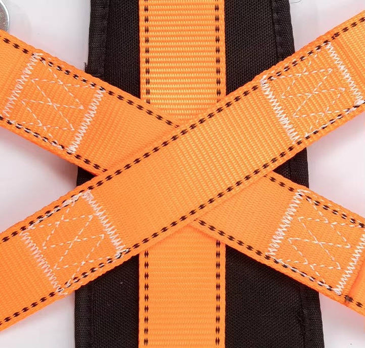 Safety Harness for Roofing with Shock Absorbing Lanyard, Updated Comfortable Waist Pad