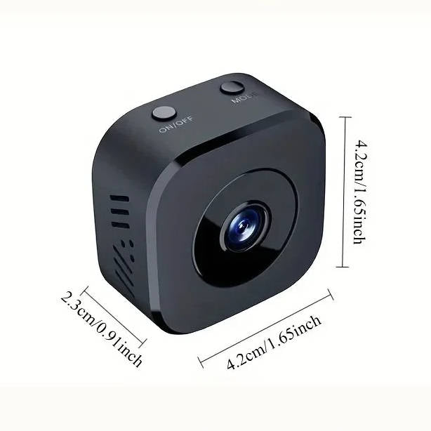 Wireless Mini 4K Wi-Fi Indoor Security Camera With Night Vision Motion Detection