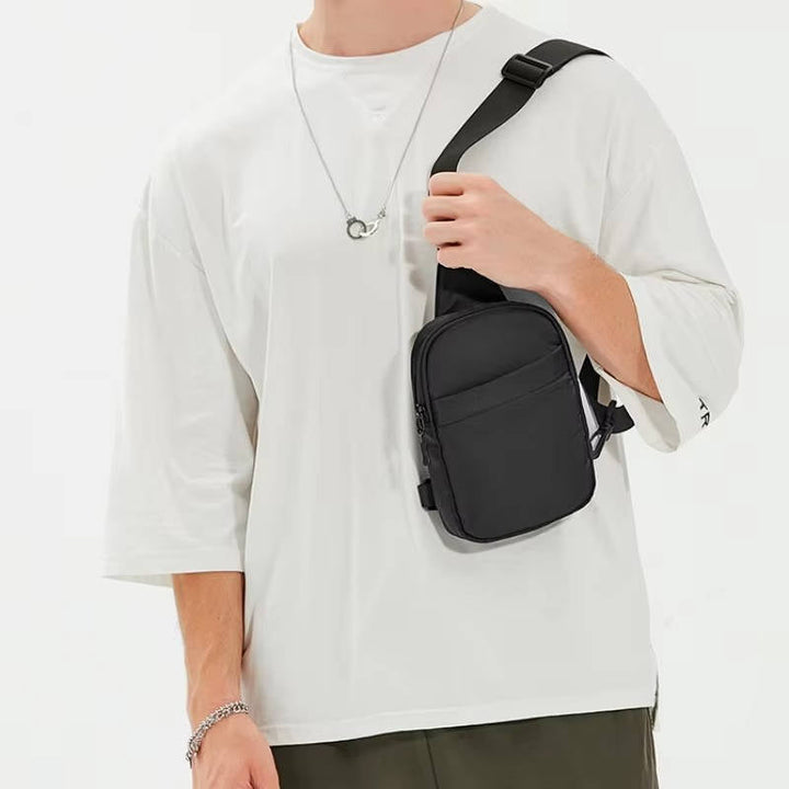 Mens Sling Bag Crossbody Small Chest Bag Lightweight Shoulder Bag