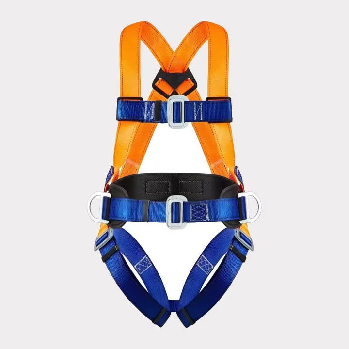 Safety Harness for Roofing with Shock Absorbing Lanyard, Updated Comfortable Waist Pad