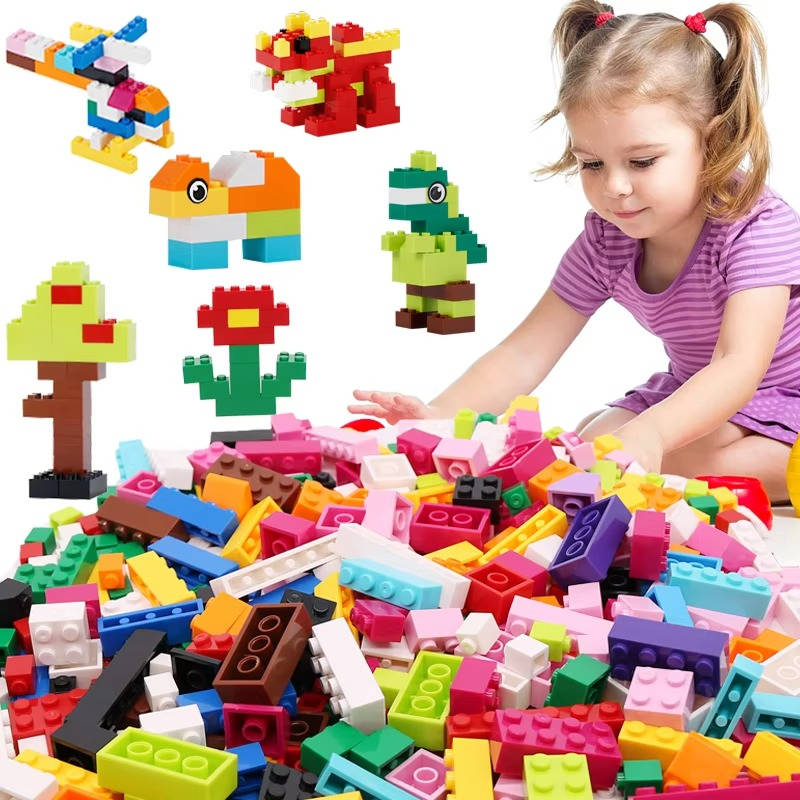 Building Blocks 1000 PCS Bulk Set Classic Bricks Toy for Kids Ages 6 and up