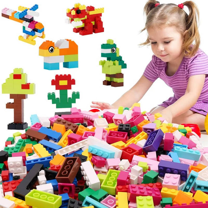 Building Blocks 1000 PCS Bulk Set Classic Bricks Toy for Kids Ages 6 and up