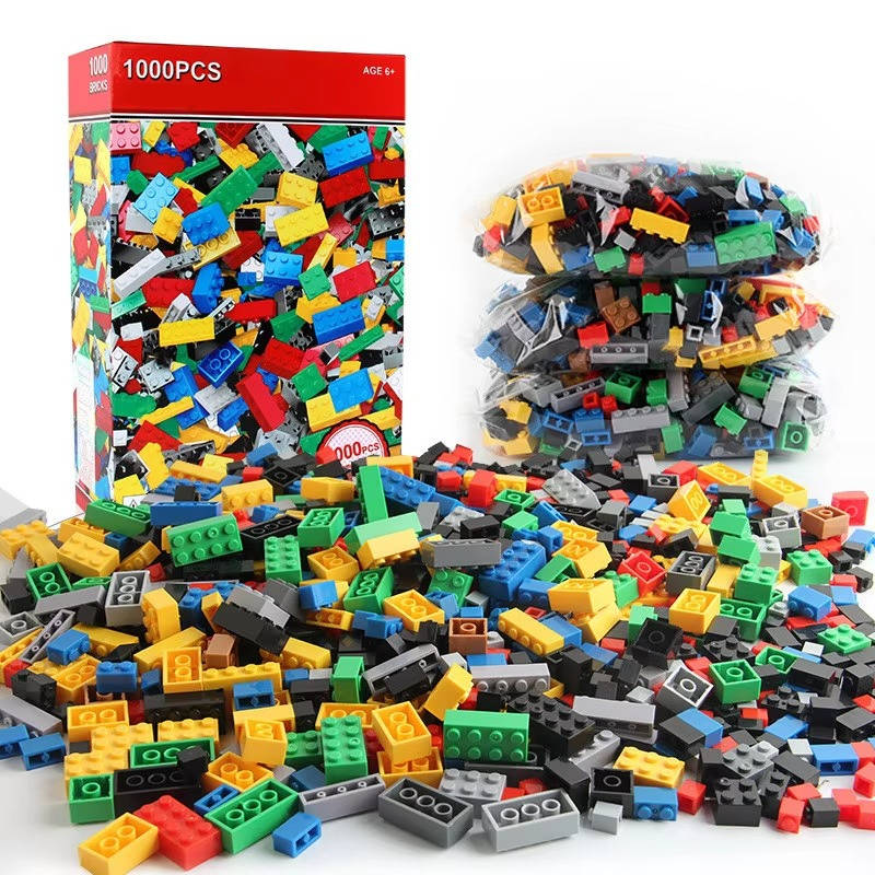 Building Blocks 1000 PCS Bulk Set Classic Bricks Toy for Kids Ages 6 and up