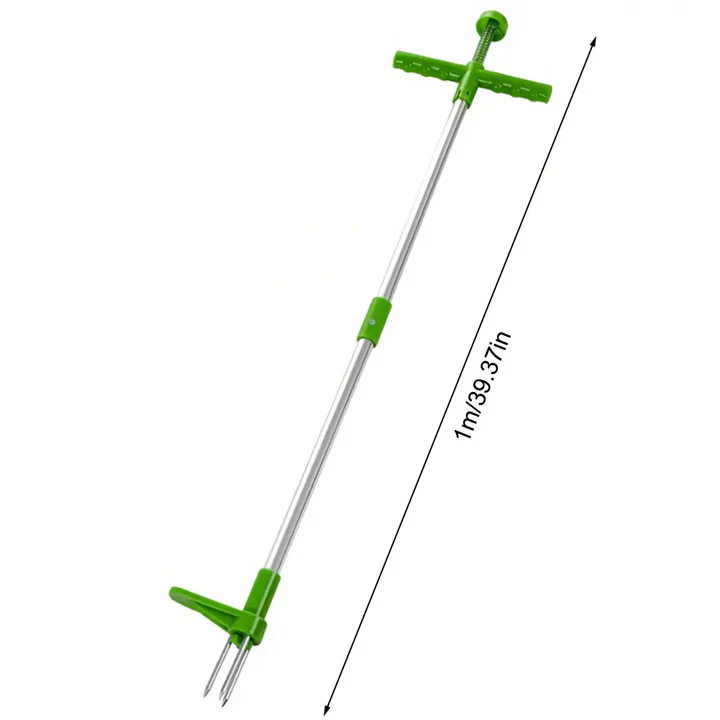 Long Handle Weed Puller Tool with Foot Pedal and Claw Design
