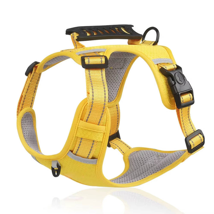 Adjustable Reflective No Pull Dog Harness, Breathable Mesh Saddle Harness for Small to Medium Dogs and Cats