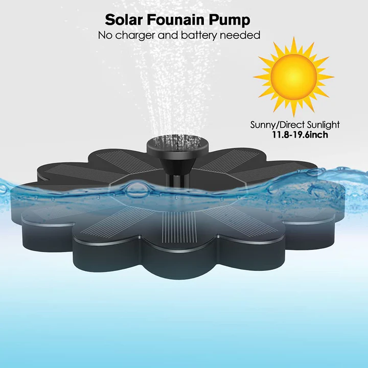 Flower-Shaped Water Fountain For Ponds And Pools
