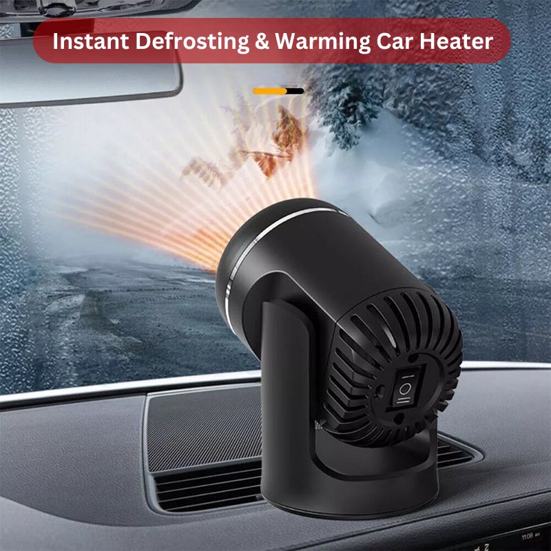 12V Portable Car Heater with 360° Rotation and Overheat Protection