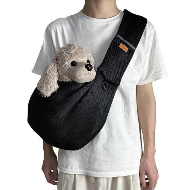 Lightweight and Breathable Crossbody Dog Sling Shoulder Bag