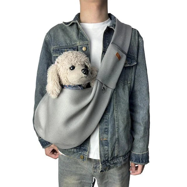 Lightweight and Breathable Crossbody Dog Sling Shoulder Bag