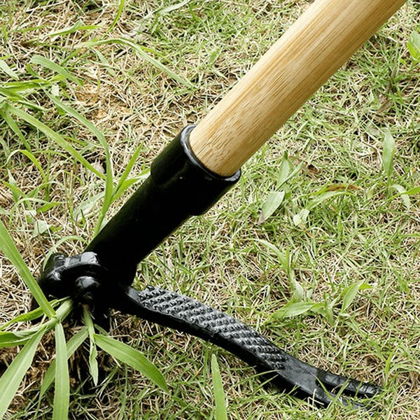 Stand Up Weed Puller with Four Claw Root Extraction and Detachable Head