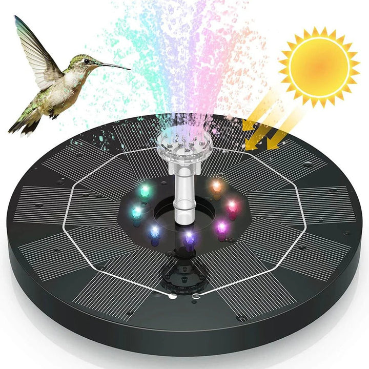 LED Solar Energy Fountain