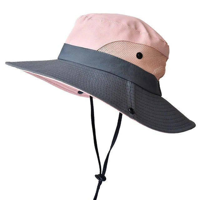 Foldable Sun Hat, UV Protection Fisherman Style with Adjustable Strap