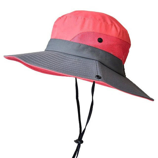 Foldable Sun Hat, UV Protection Fisherman Style with Adjustable Strap