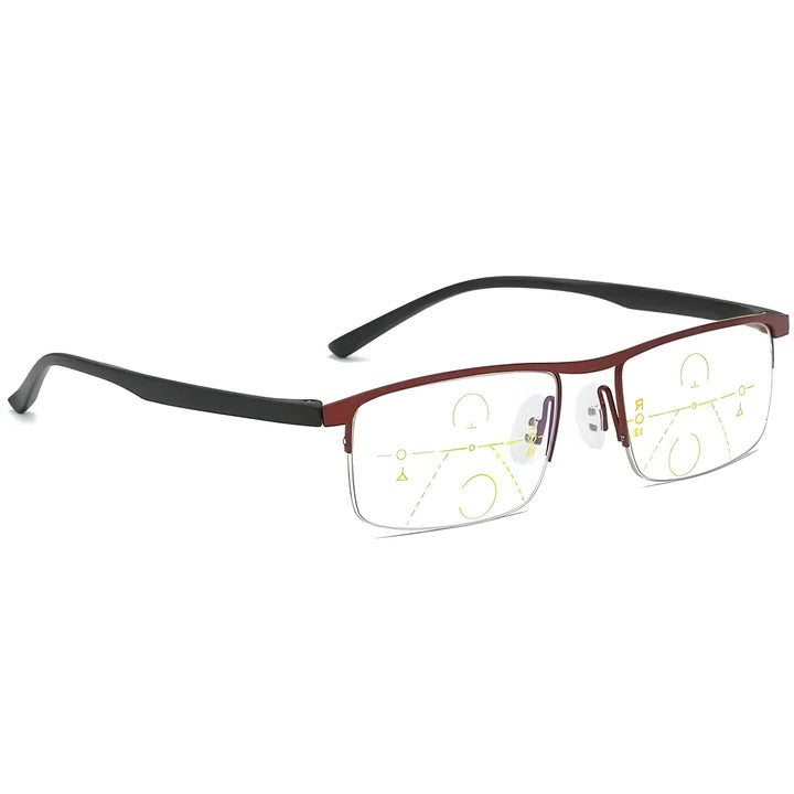 Smart Progressive Reading Glasses with Blue Light and UV Protection