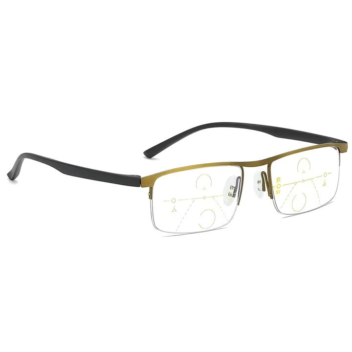 Smart Progressive Reading Glasses with Blue Light and UV Protection