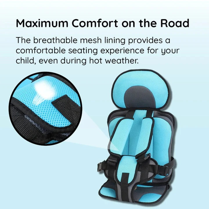 Portable Child Car Cushion Seat for Secure and Comfy Travel Support