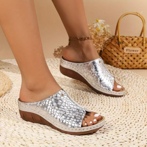 Stylish Womens Orthopedic Comfort Sandals with Adjustable Straps