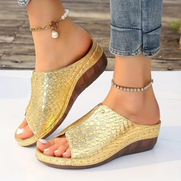 Stylish Womens Orthopedic Comfort Sandals with Adjustable Straps