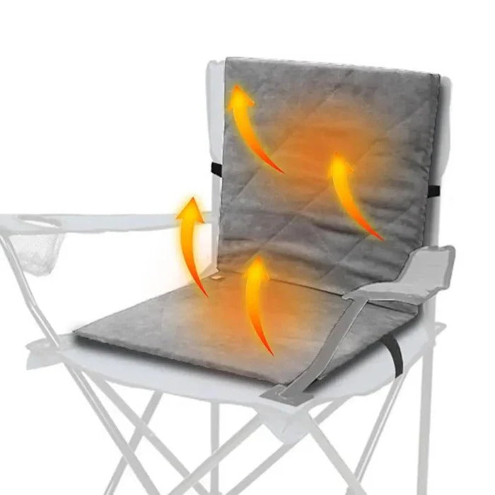 Heated Seat Cushion Pad with 3 Level Controller and Foldable Design
