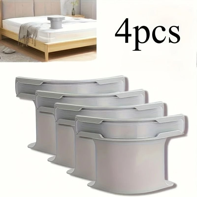 4 Piece Mattress Corner Strap Set with High Tension Sheet Holders for Secure Bed Linen Fit