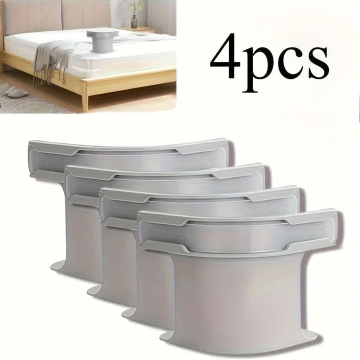 4 Piece Mattress Corner Strap Set with High Tension Sheet Holders for Secure Bed Linen Fit