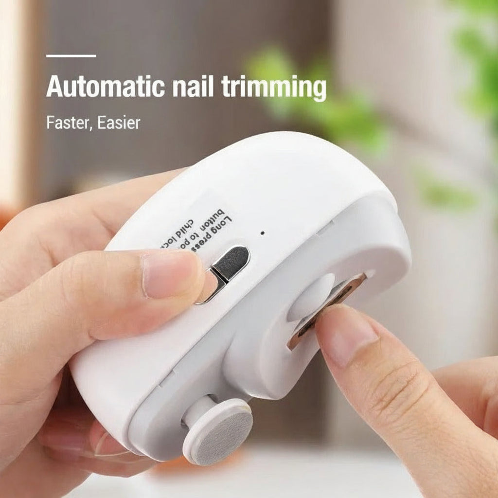 Automatic Electric Nail Trimmer with Built-In Grinding and Polishing Function
