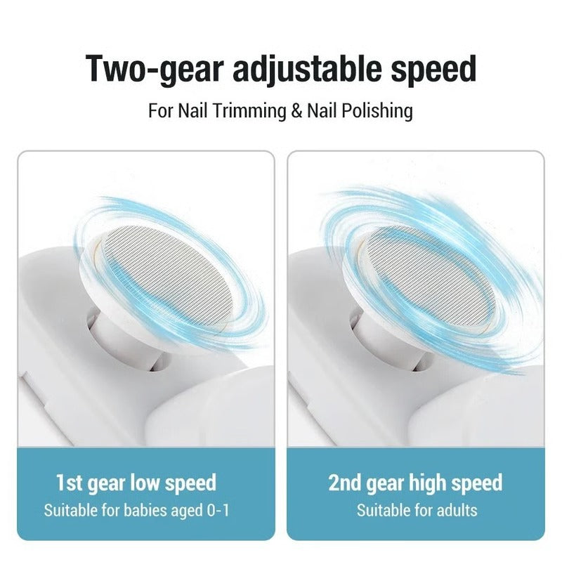 Automatic Electric Nail Trimmer with Built-In Grinding and Polishing Function