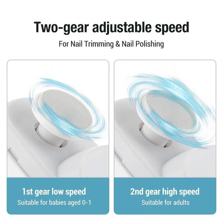 Automatic Electric Nail Trimmer with Built-In Grinding and Polishing Function