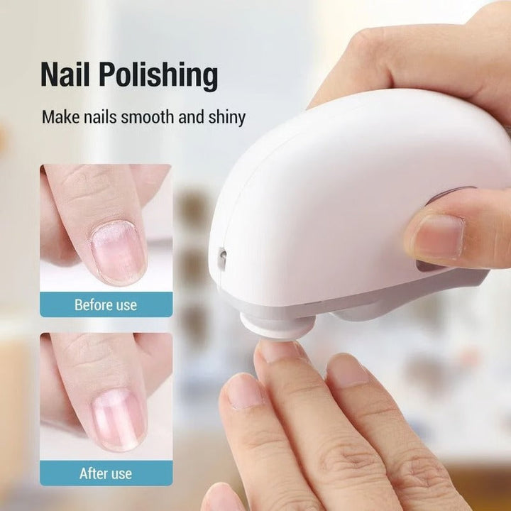 Automatic Electric Nail Trimmer with Built-In Grinding and Polishing Function