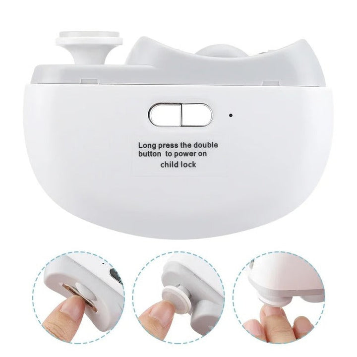 Automatic Electric Nail Trimmer with Built-In Grinding and Polishing Function