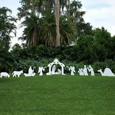 Durable Outdoor Holy Night Christmas Nativity Set Decoration